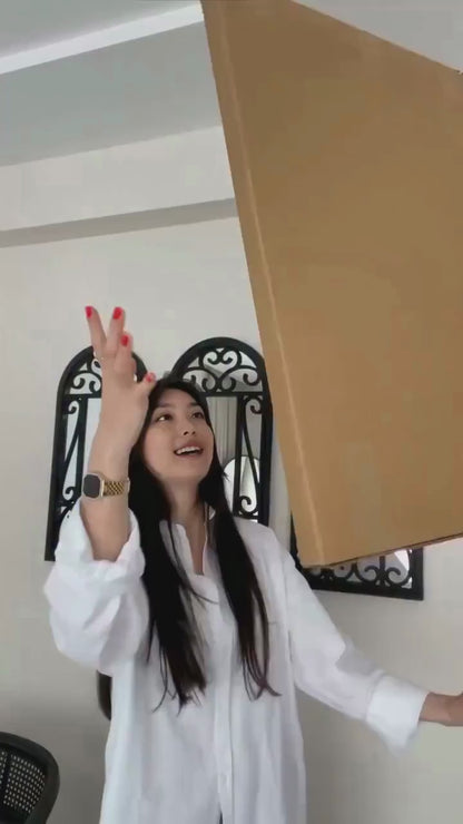 Tabela isimli kanvas tablo - 50x70 cm - İki kişi ve tarihli